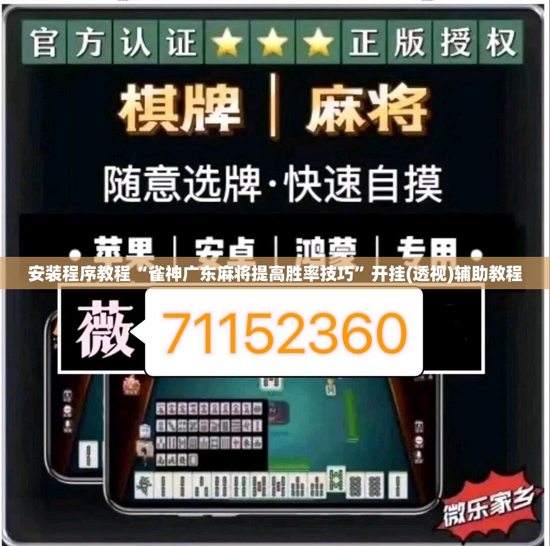 安装程序教程“雀神广东麻将提高胜率技巧”开挂(透视)辅助教程