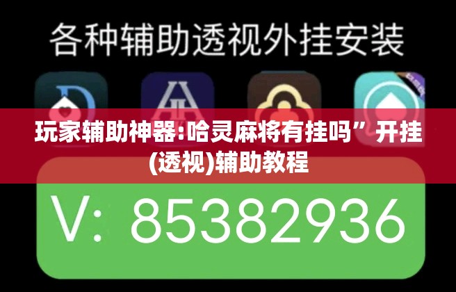 玩家辅助神器:哈灵麻将有挂吗”开挂(透视)辅助教程