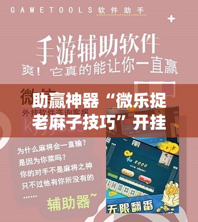 助赢神器“微乐捉老麻子技巧”开挂(透视)辅助神器