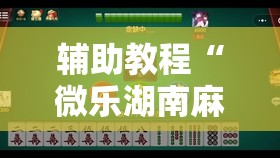 辅助教程“微乐湖南麻将小程序必赢神器免费”其实确实有挂