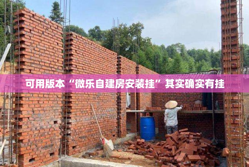 可用版本“微乐自建房安装挂”其实确实有挂