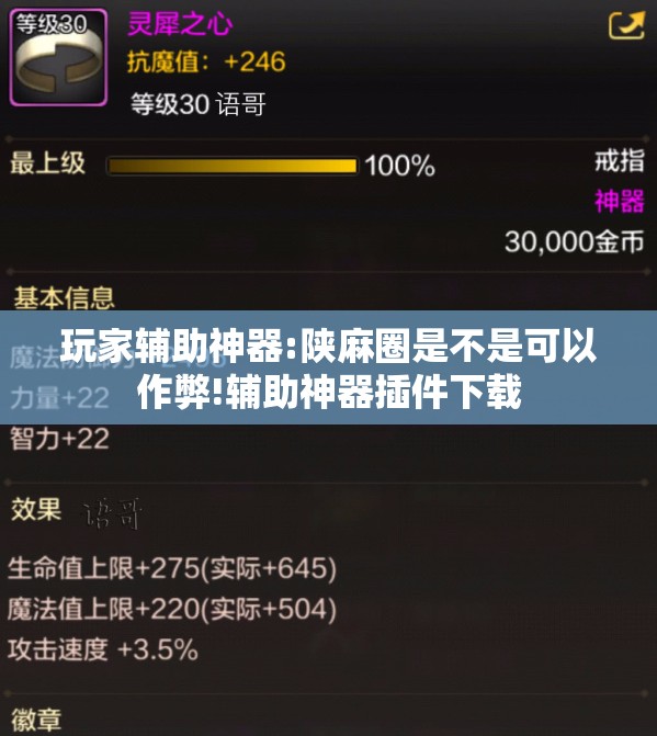 玩家辅助神器:陕麻圈是不是可以作弊!辅助神器插件下载