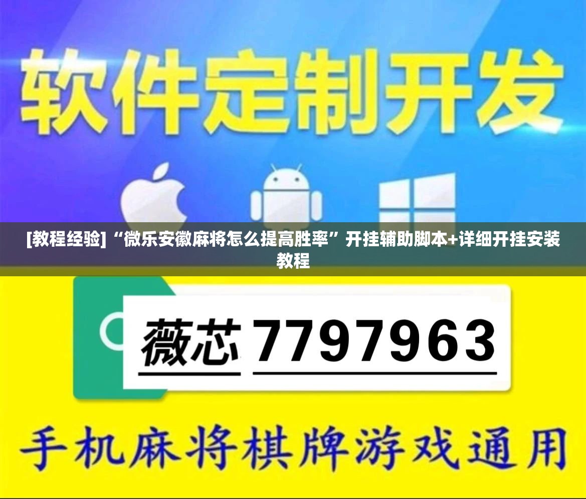 [教程经验]“微乐安徽麻将怎么提高胜率”开挂辅助脚本+详细开挂安装教程