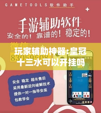 玩家辅助神器:皇冠十三水可以开挂吗”(透视挂)辅助透视教程