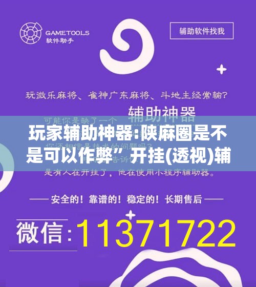 玩家辅助神器:陕麻圈是不是可以作弊”开挂(透视)辅助教程