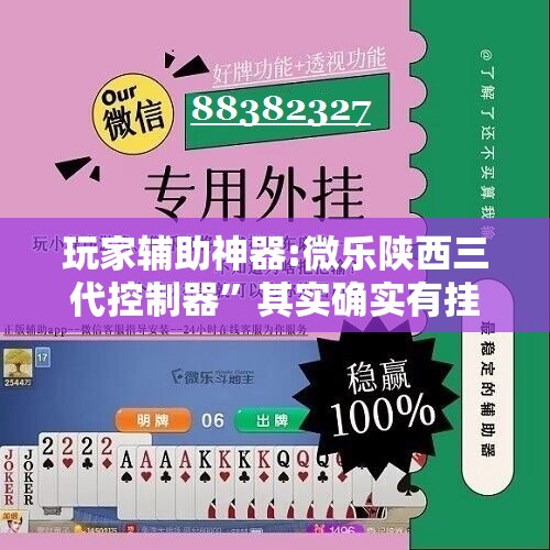 玩家辅助神器:微乐陕西三代控制器	”其实确实有挂