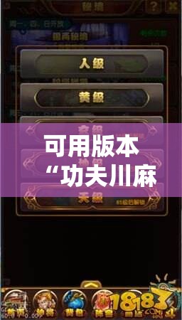 可用版本“功夫川麻免费开挂神器”分享装挂详细步骤