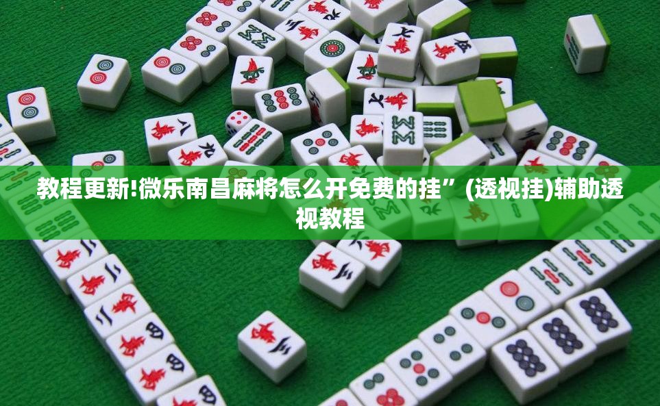 教程更新!微乐南昌麻将怎么开免费的挂	”(透视挂)辅助透视教程