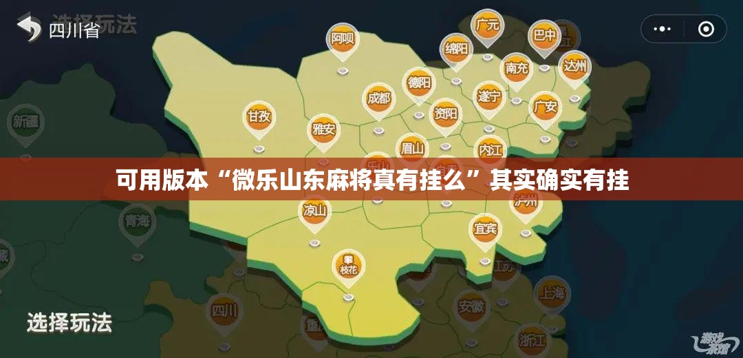 可用版本“微乐山东麻将真有挂么”其实确实有挂