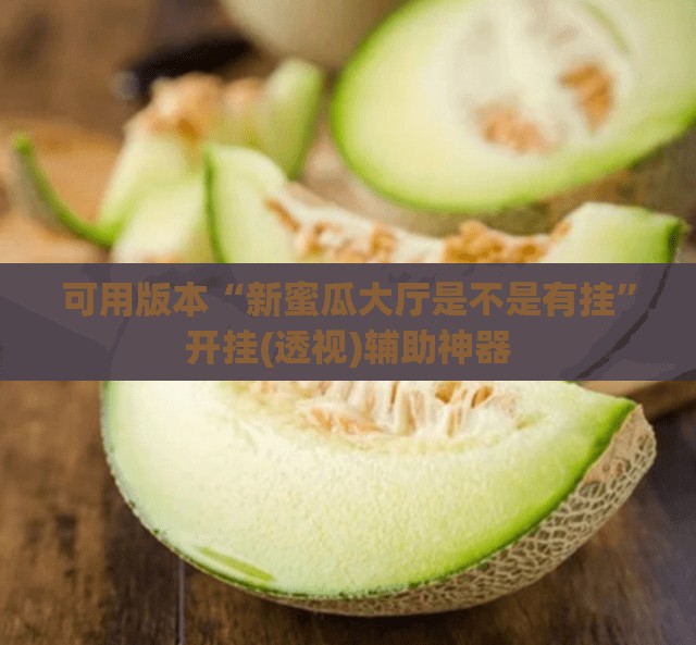 可用版本“新蜜瓜大厅是不是有挂”开挂(透视)辅助神器