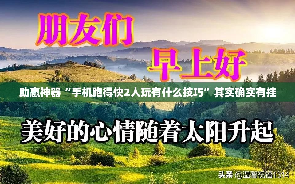 助赢神器“手机跑得快2人玩有什么技巧”其实确实有挂