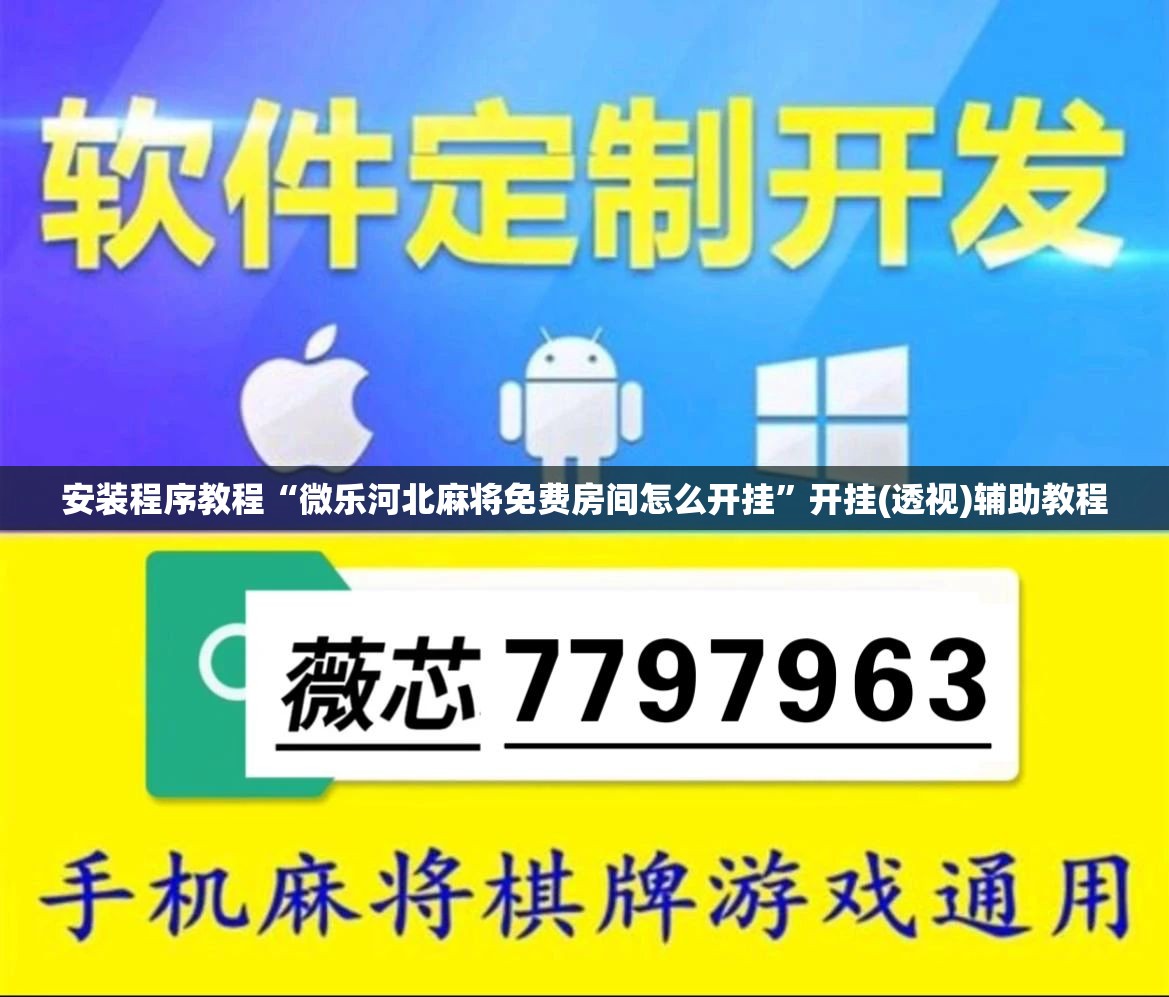 安装程序教程“微乐河北麻将免费房间怎么开挂”开挂(透视)辅助教程