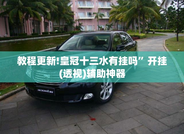 教程更新!皇冠十三水有挂吗”开挂(透视)辅助神器