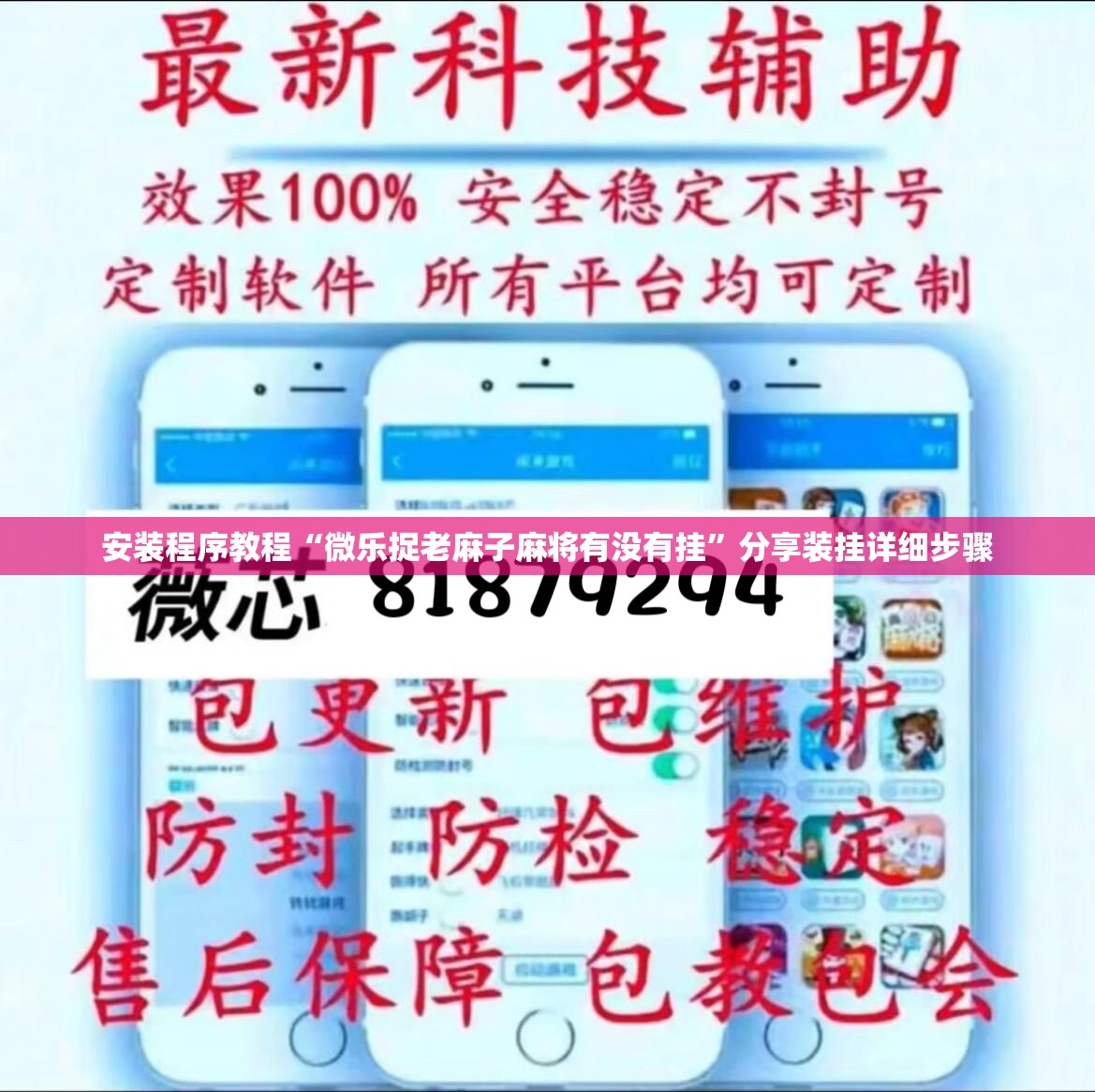 安装程序教程“微乐捉老麻子麻将有没有挂	”分享装挂详细步骤