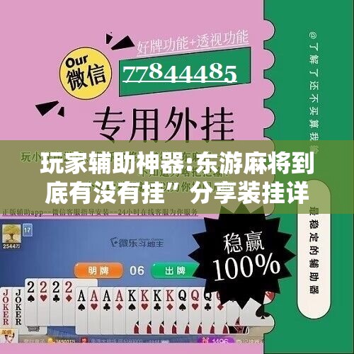 玩家辅助神器:东游麻将到底有没有挂”分享装挂详细步骤