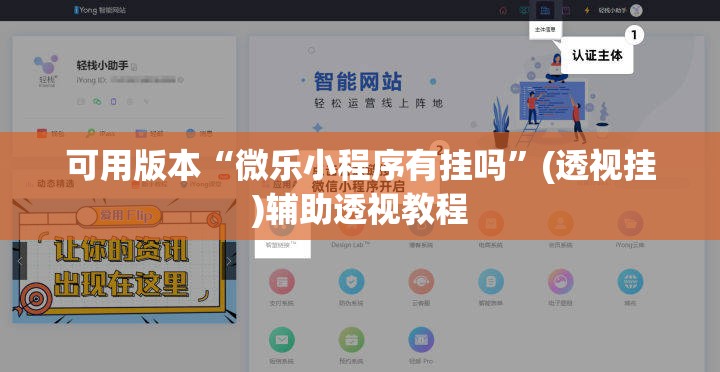 可用版本“微乐小程序有挂吗	”(透视挂)辅助透视教程