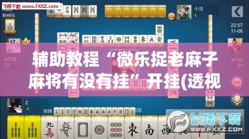 辅助教程“微乐捉老麻子麻将有没有挂	”开挂(透视)辅助神器