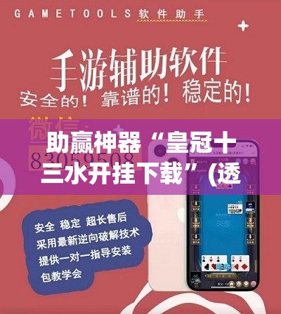 助赢神器“皇冠十三水开挂下载	”(透视挂)辅助透视教程