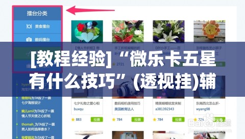[教程经验]“微乐卡五星有什么技巧”(透视挂)辅助透视教程