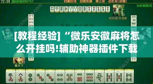 [教程经验]“微乐安徽麻将怎么开挂吗!辅助神器插件下载