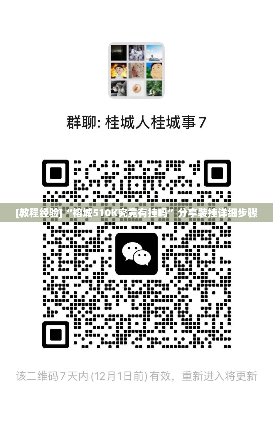 [教程经验]“榕城510K究竟有挂吗”分享装挂详细步骤