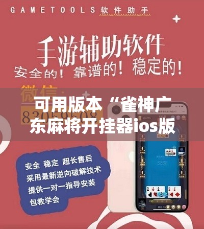 可用版本“雀神广东麻将开挂器ios版”分享装挂详细步骤