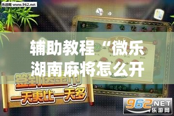 辅助教程“微乐湖南麻将怎么开免费的挂”(透视挂)辅助透视教程