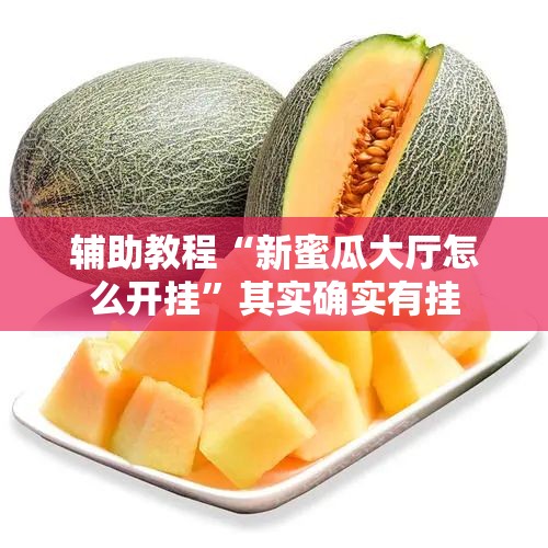 辅助教程“新蜜瓜大厅怎么开挂	”其实确实有挂