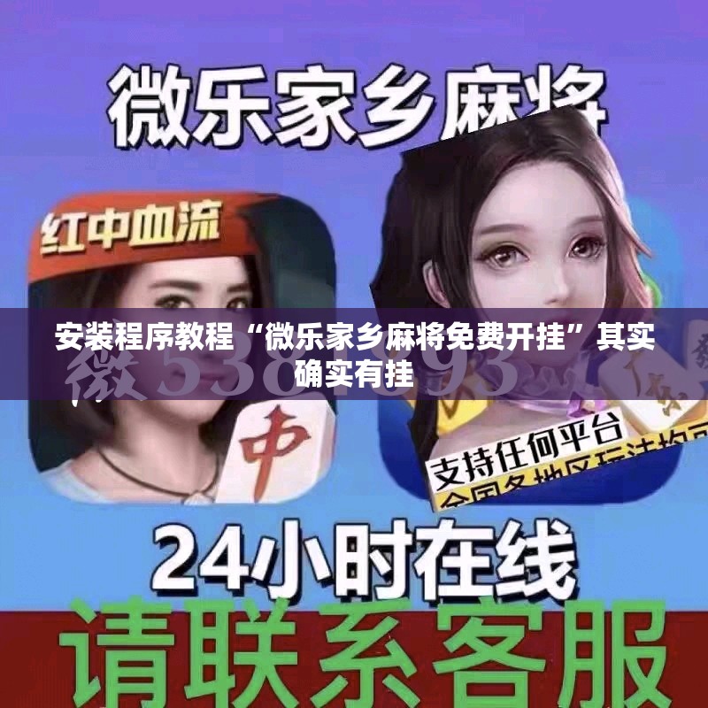 安装程序教程“微乐家乡麻将免费开挂”其实确实有挂