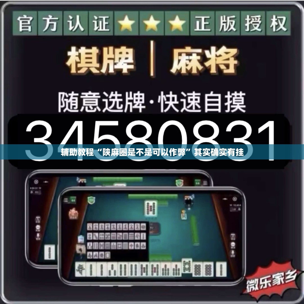 辅助教程“陕麻圈是不是可以作弊	”其实确实有挂