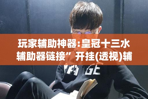 玩家辅助神器:皇冠十三水辅助器链接”开挂(透视)辅助神器