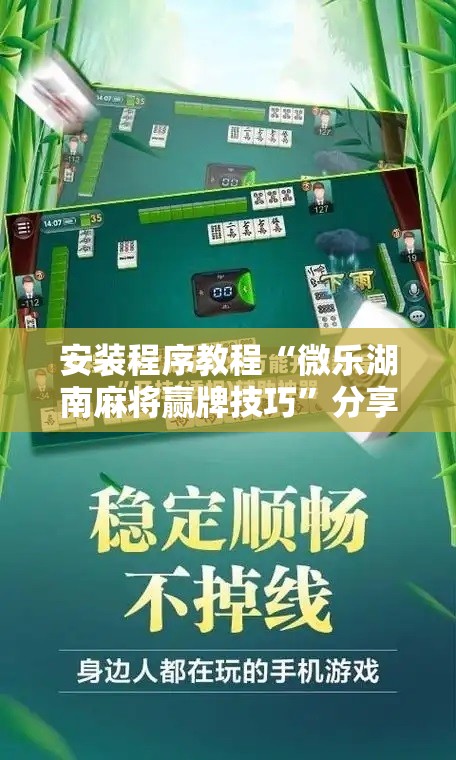 安装程序教程“微乐湖南麻将赢牌技巧”分享装挂详细步骤