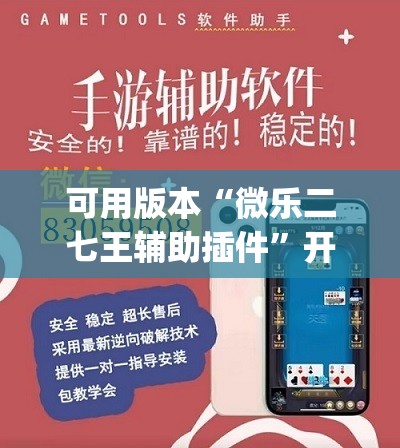 可用版本“微乐二七王辅助插件”开挂(透视)辅助神器