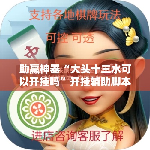 助赢神器“大头十三水可以开挂吗”开挂辅助脚本+详细开挂安装教程