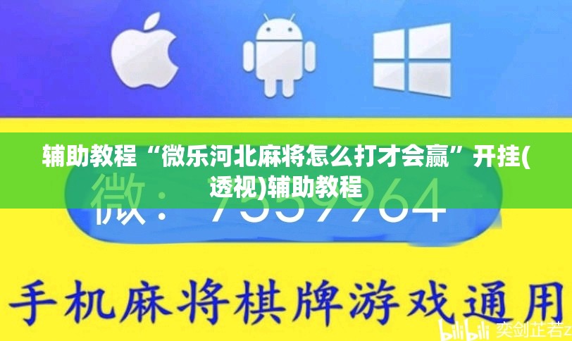 辅助教程“微乐河北麻将怎么打才会赢	”开挂(透视)辅助教程