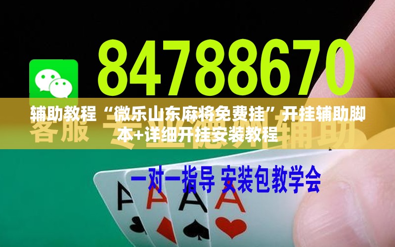 辅助教程“微乐山东麻将免费挂	”开挂辅助脚本+详细开挂安装教程