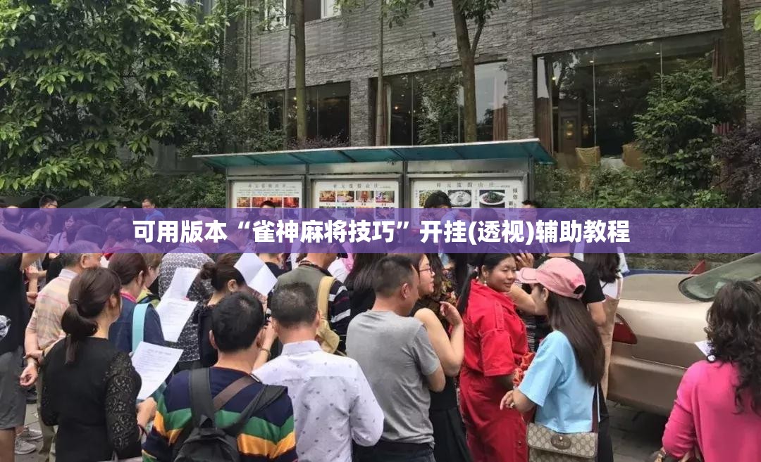可用版本“雀神麻将技巧”开挂(透视)辅助教程