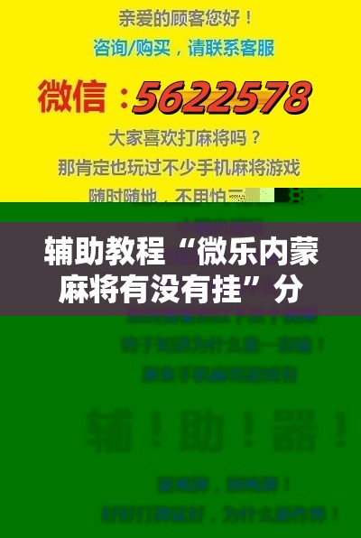 辅助教程“微乐内蒙麻将有没有挂	”分享装挂详细步骤
