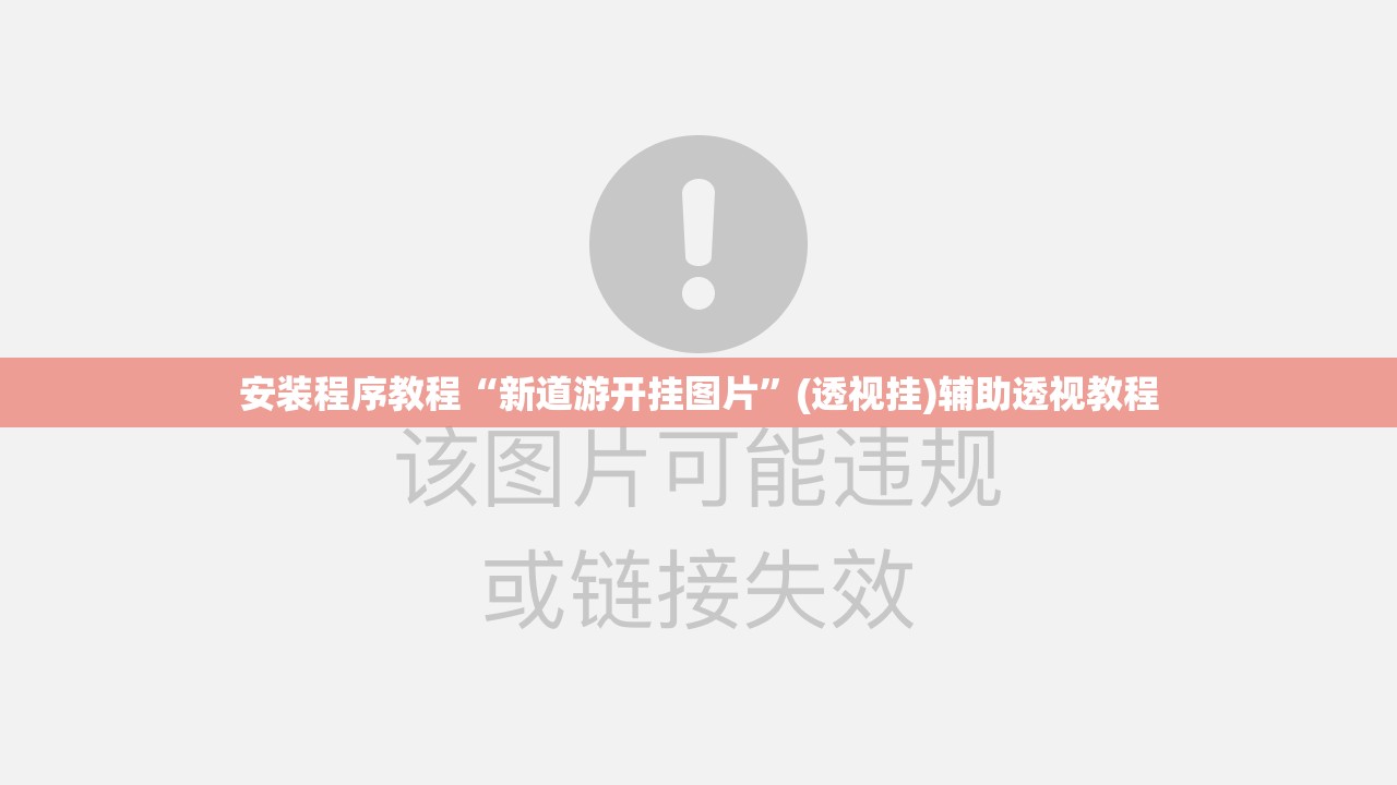 安装程序教程“新道游开挂图片”(透视挂)辅助透视教程