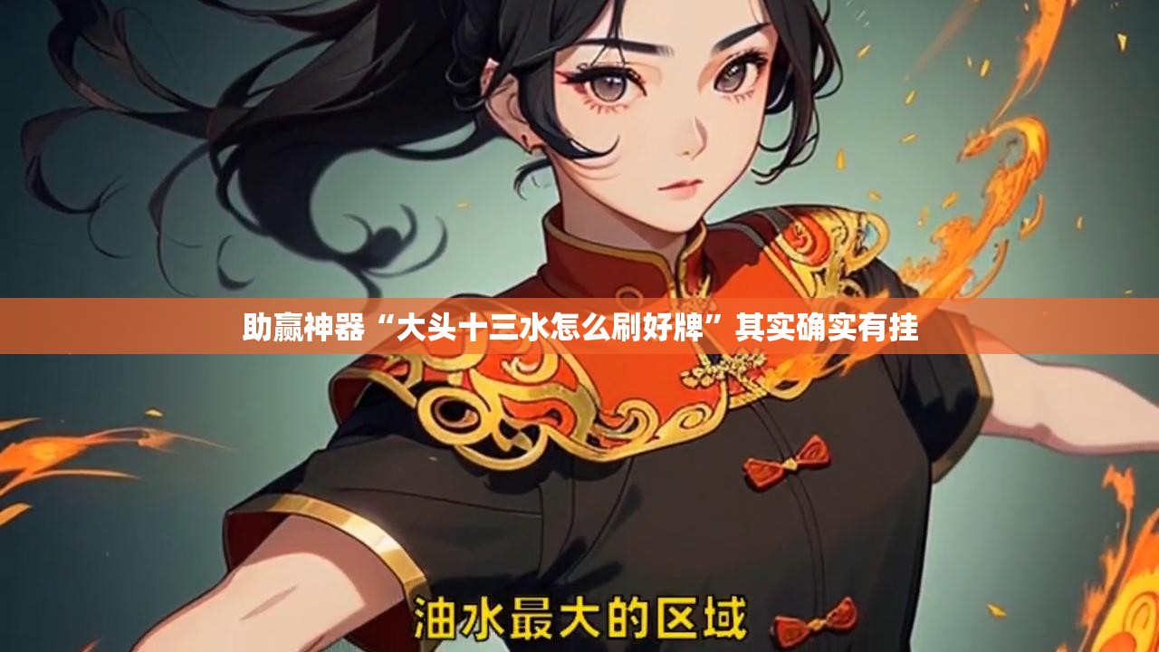 助赢神器“大头十三水怎么刷好牌	”其实确实有挂